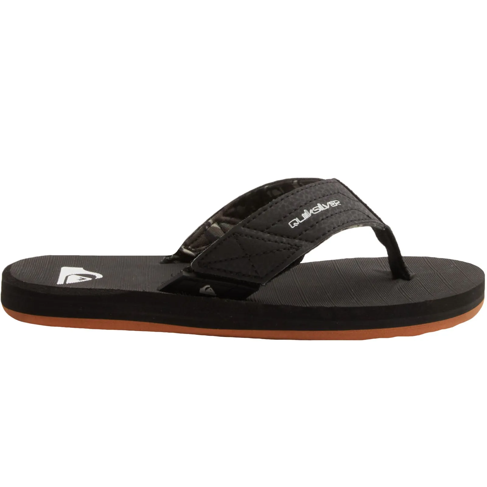 Quiksilver Kids Carver Switch Flip Flops - Black