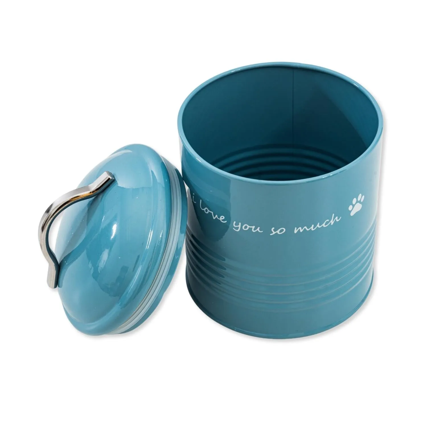 "I Love You So Much" Dog Treat Canister Gift Set – Airtight & Stylish Storage, Durable, Non-Toxic Material by American Pet Supplies