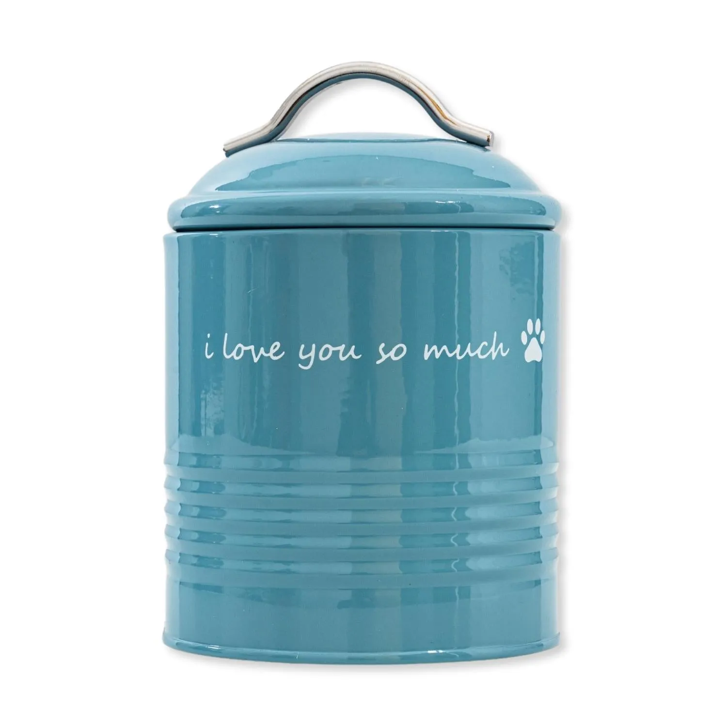 "I Love You So Much" Dog Treat Canister Gift Set – Airtight & Stylish Storage, Durable, Non-Toxic Material by American Pet Supplies
