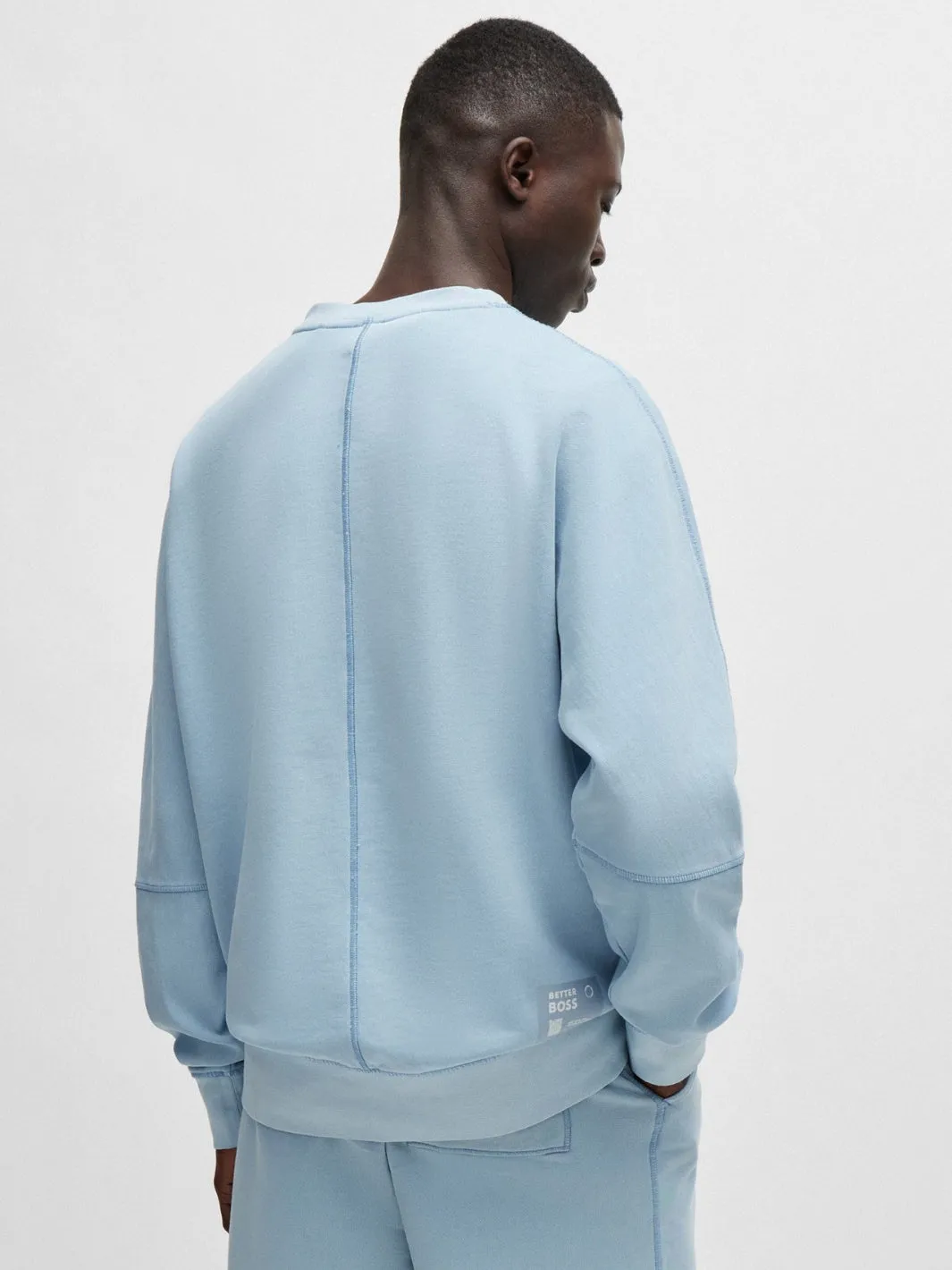 RE-GENERATIVE RELAXED-FIT SWEATSHIRT Blå