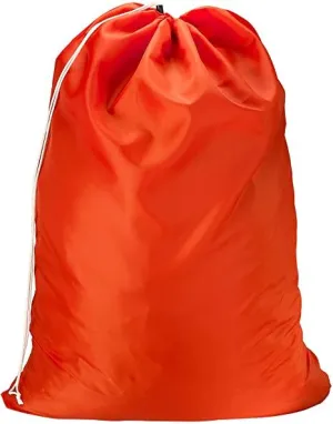 Red Nylon Laundry Bag w/ drawstring - 30" x 40"