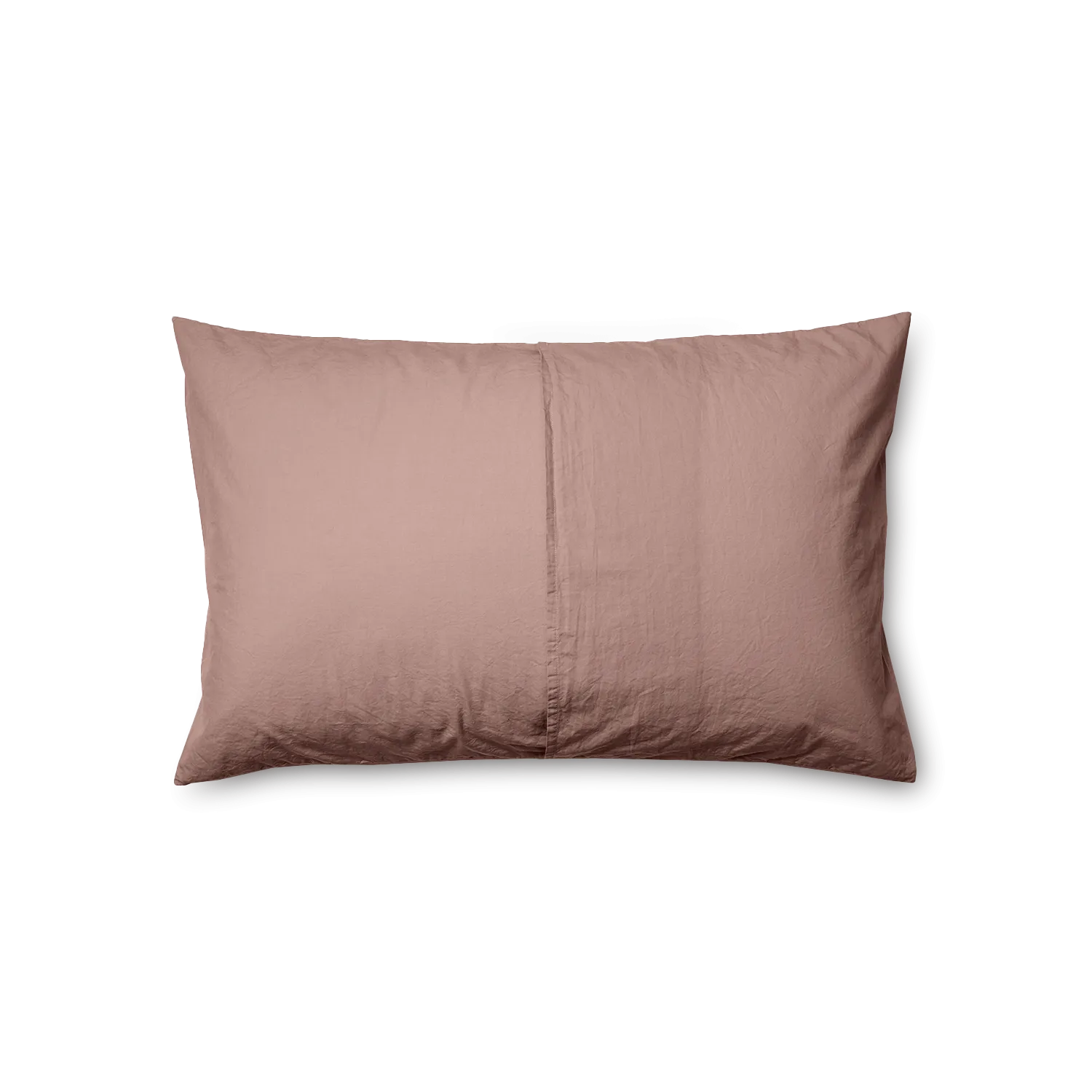 Relaxed Cotton Pillowcase Pair - Rust