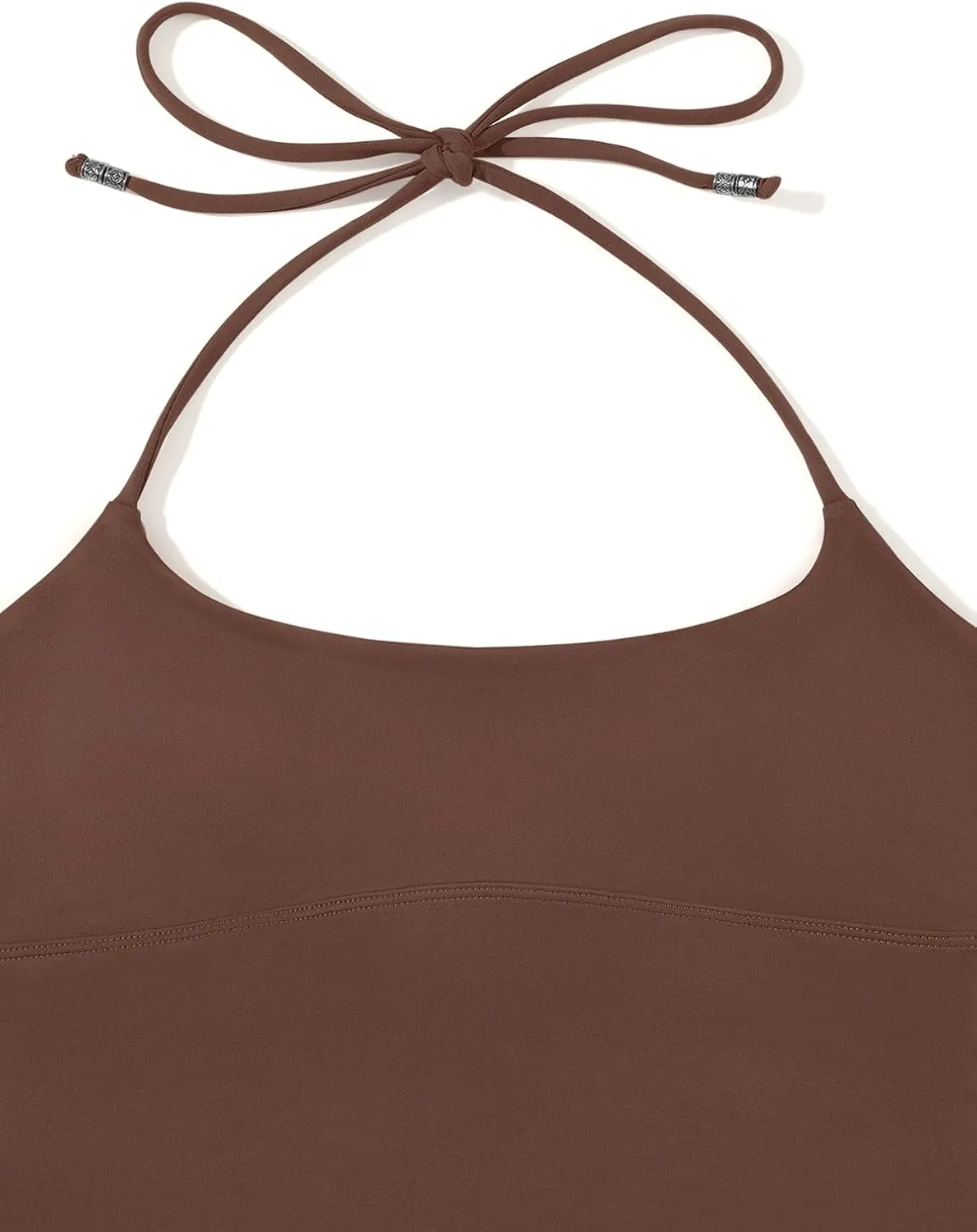REORIA Women's Sexy Halter Backless Double Lined Tank Top Y2k Trendy Camisole Crop Tops