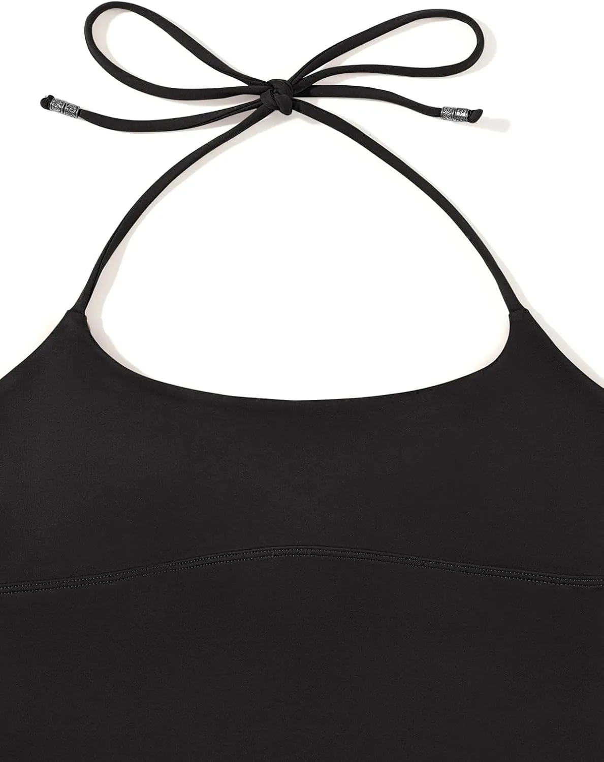 REORIA Women's Sexy Halter Backless Double Lined Tank Top Y2k Trendy Camisole Crop Tops
