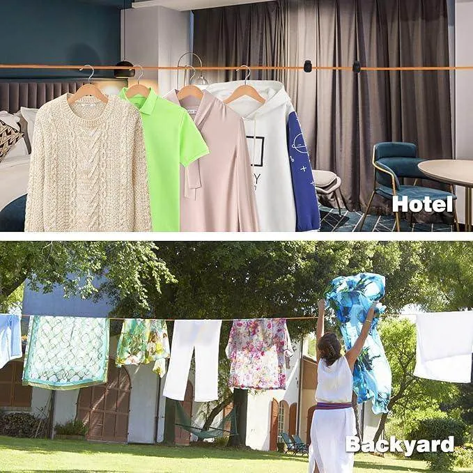 Retractable Clothes Drying Rack Rope