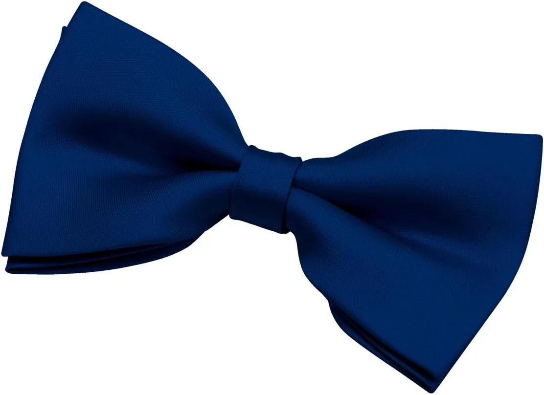 Retreez Men's Solid Color Woven Vest with Tie, Bow Tie 3 Pieces Gift Set