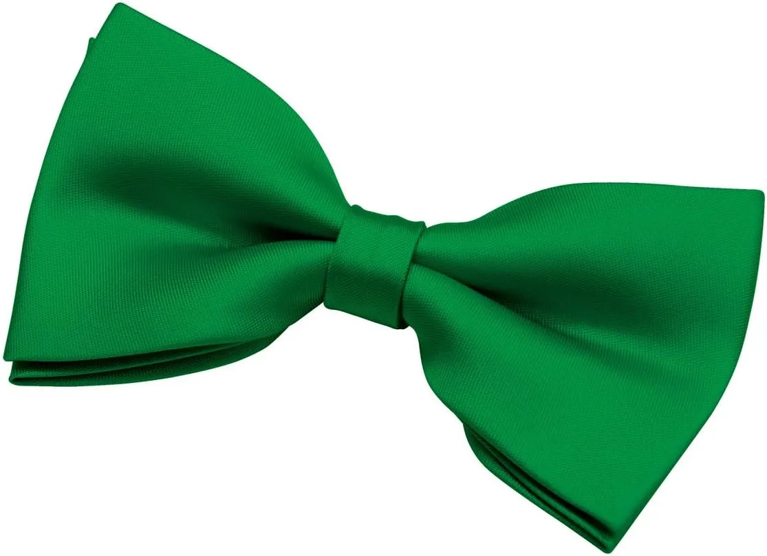 Retreez Men's Solid Color Woven Vest with Tie, Bow Tie 3 Pieces Gift Set