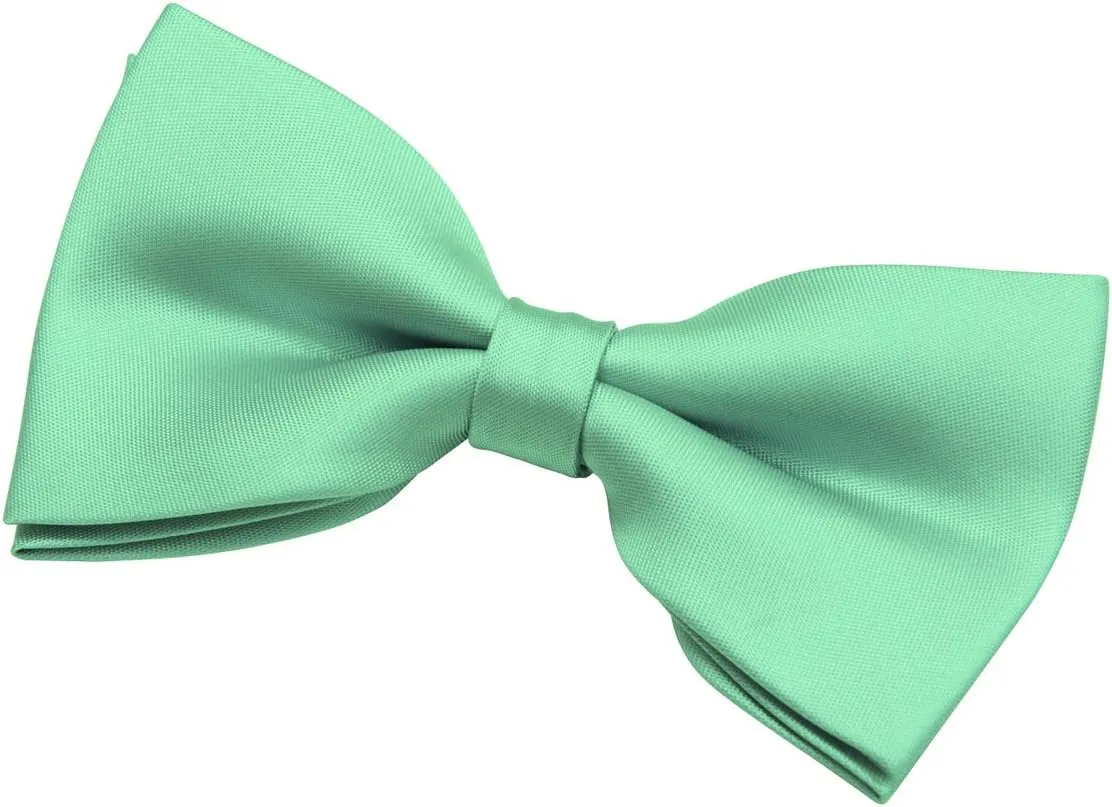 Retreez Men's Solid Color Woven Vest with Tie, Bow Tie 3 Pieces Gift Set
