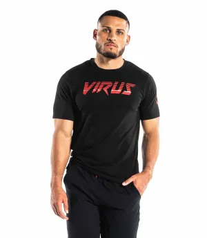 ROCK N ROLL TEE - BLACK/LASER RED