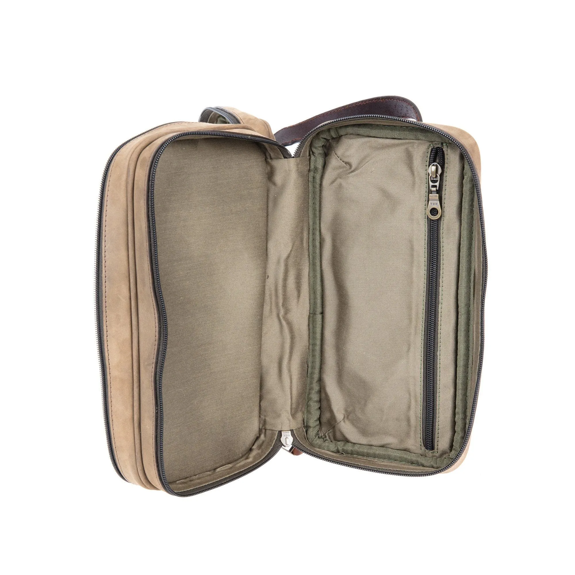 Ruitertassen Leisure Leather Toiletry Bag, Ranger