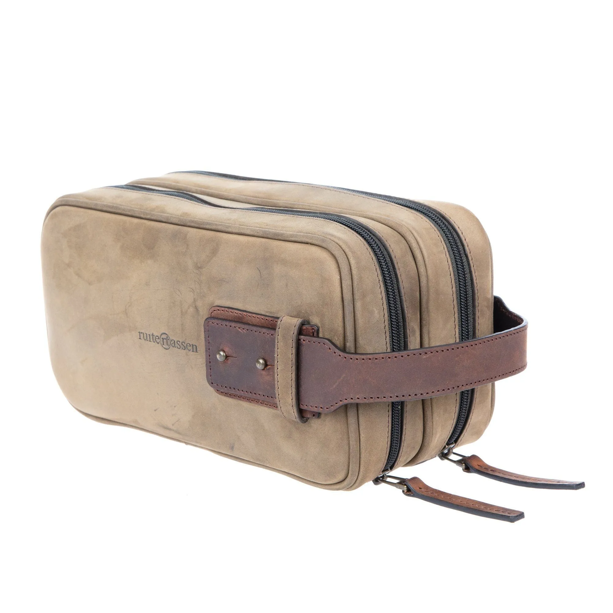 Ruitertassen Leisure Leather Toiletry Bag, Ranger