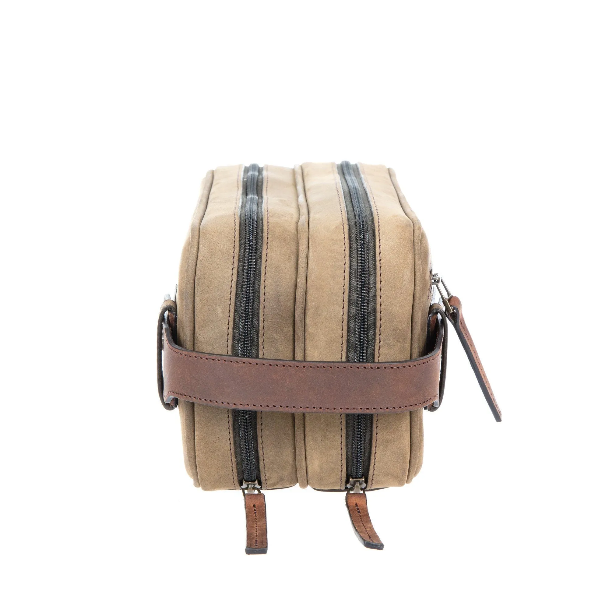 Ruitertassen Leisure Leather Toiletry Bag, Ranger