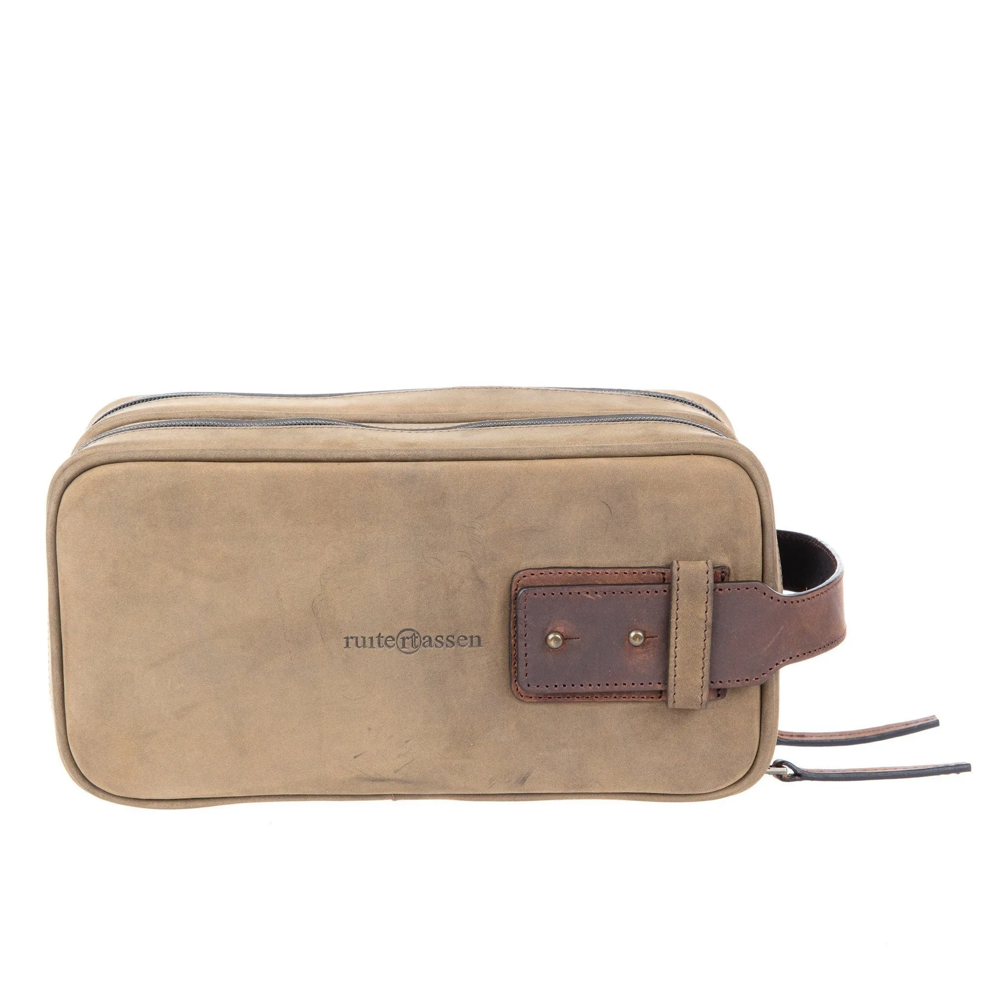 Ruitertassen Leisure Leather Toiletry Bag, Ranger