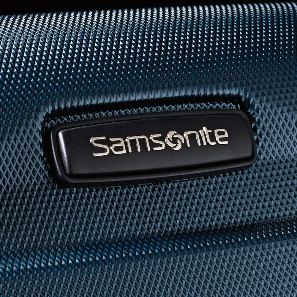 Samsonite 68311-2824 Omni Hardside Luggage Nested Spinner Set 20 Inch, 24 Inch, 28 Inch - Teal Bundle with Manual Luggage Scale