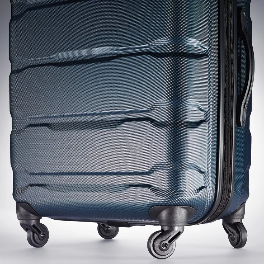 Samsonite 68311-2824 Omni Hardside Luggage Nested Spinner Set 20 Inch, 24 Inch, 28 Inch - Teal Bundle with Manual Luggage Scale
