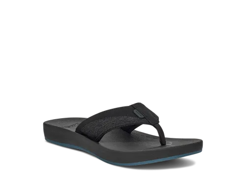 Sanuk Mens Cosmic Seas Mesh Sandals - Shadow