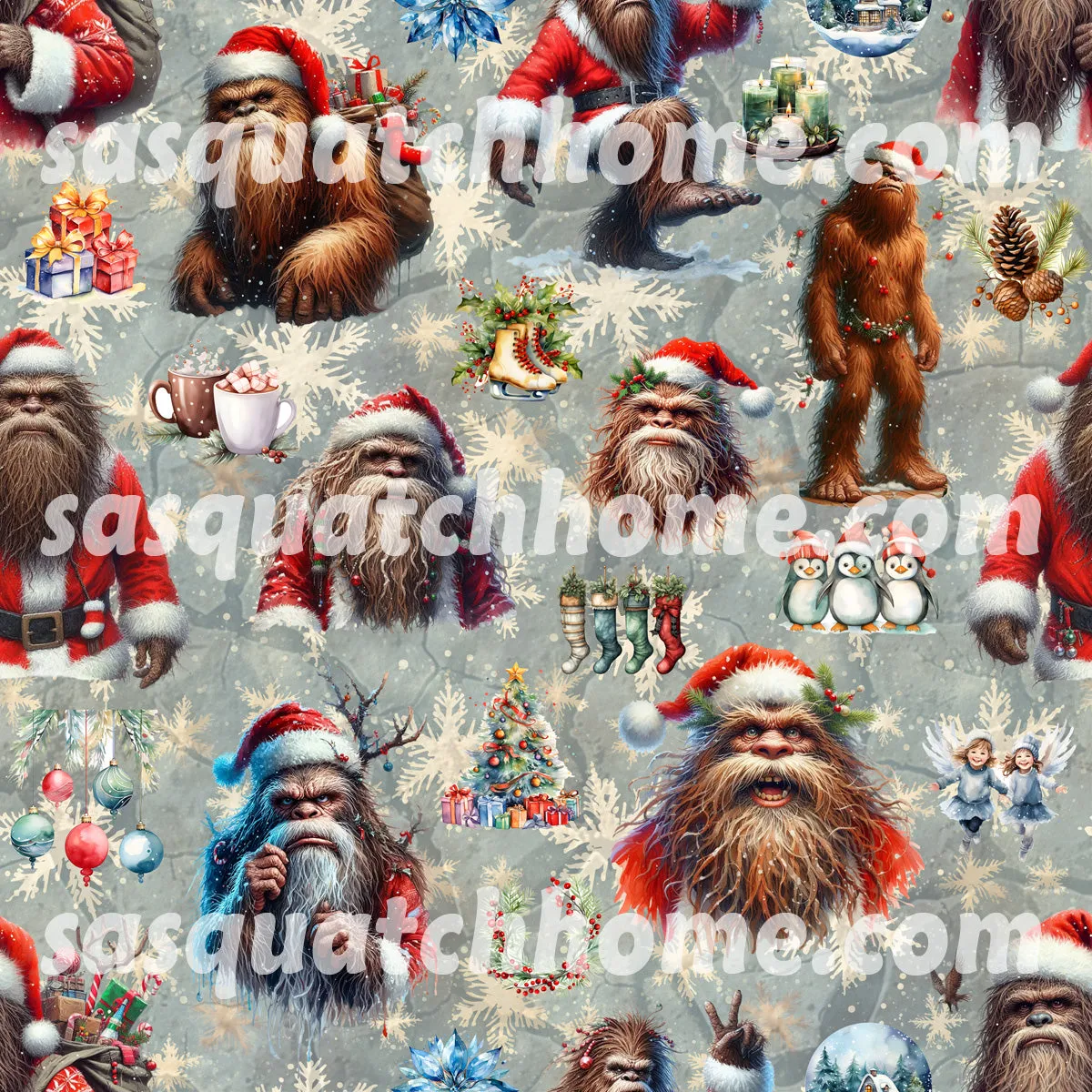 Sasquatch, Bigfoot 6 pc Bathroom Accessories Set