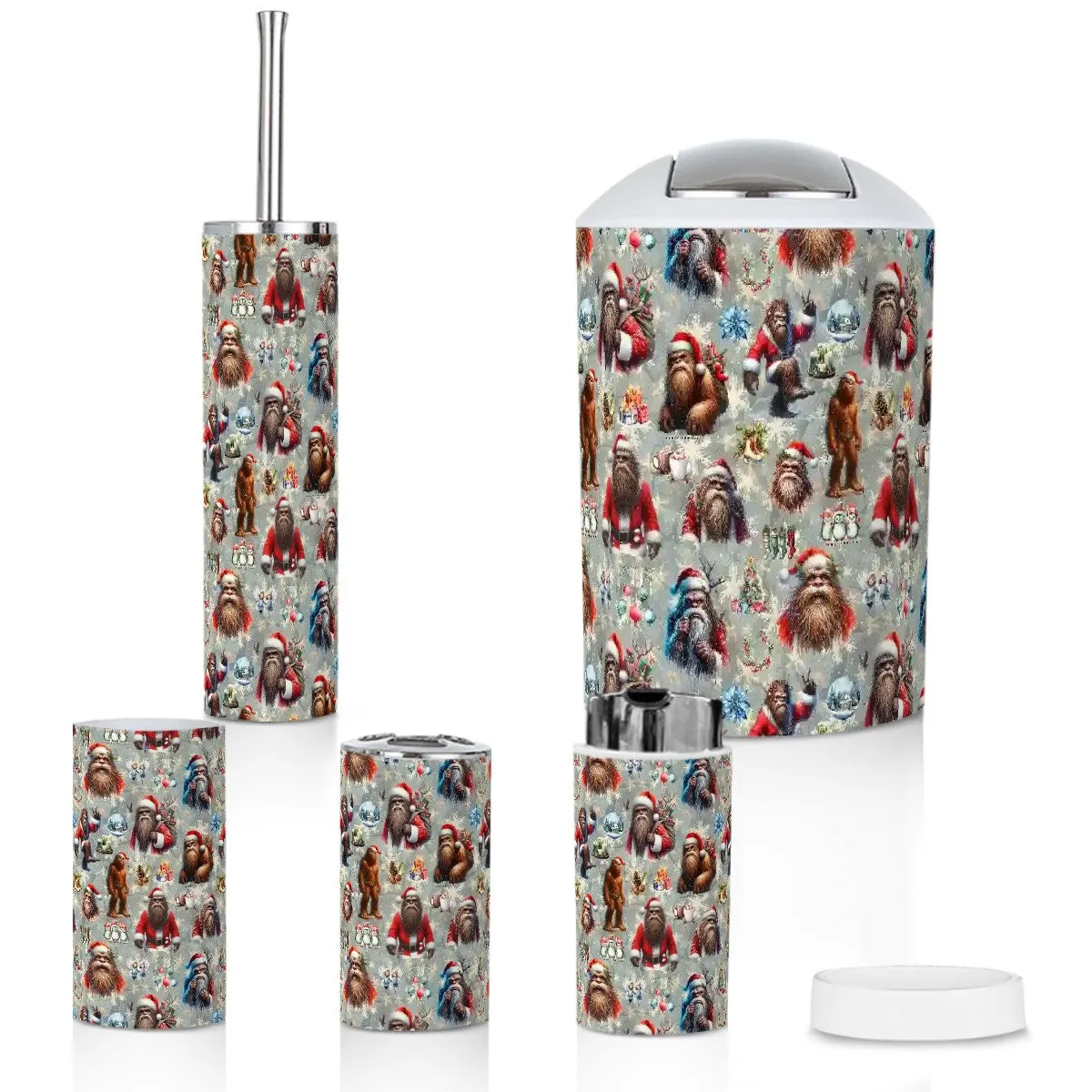 Sasquatch, Bigfoot 6 pc Bathroom Accessories Set