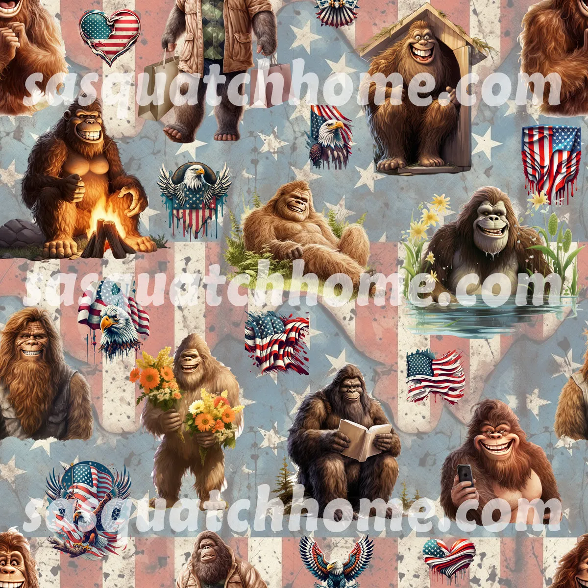 Sasquatch, Bigfoot 6 pc Bathroom Accessories Set