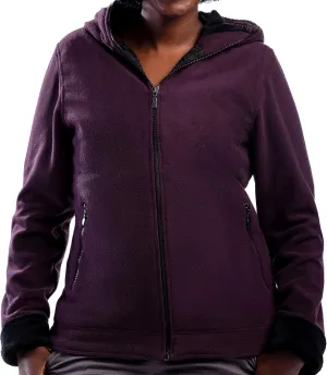 SCOTTeVEST Hoodie for Women - 14 Hidden Pockets - Warm Fleece Zip Up Sweatshirt for Travel & More