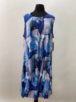 Sleeveless Purple Pattern Tango Mango Dress
