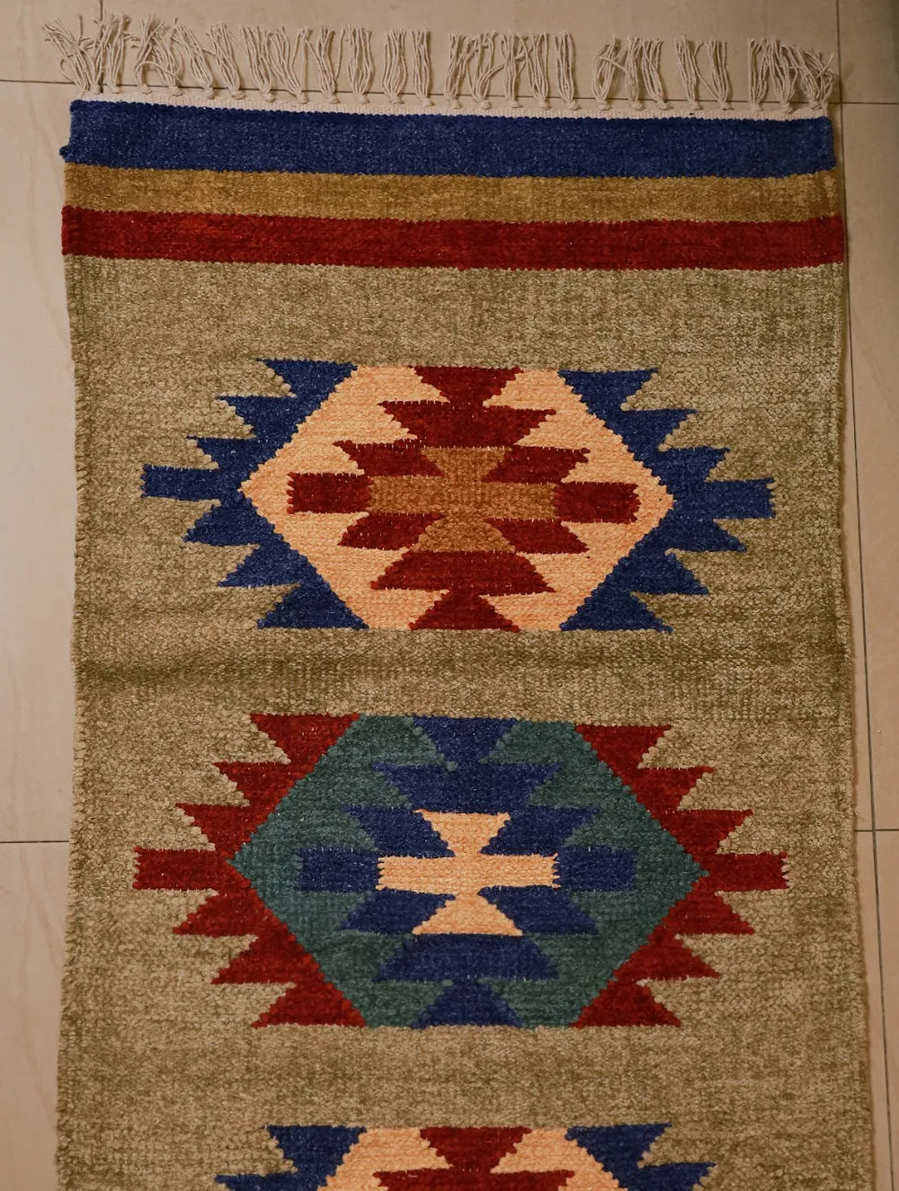 Soft Cotton Woven Yoga Mat - Panja Ornate