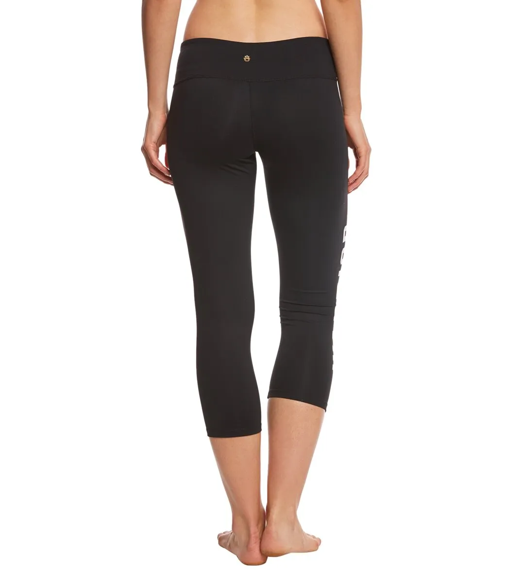 Spiritual Gangster Warrior Power Crop Yoga Capris
