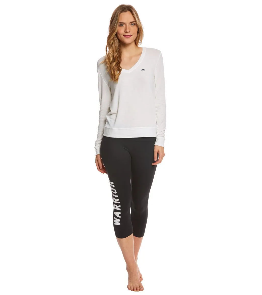 Spiritual Gangster Warrior Power Crop Yoga Capris