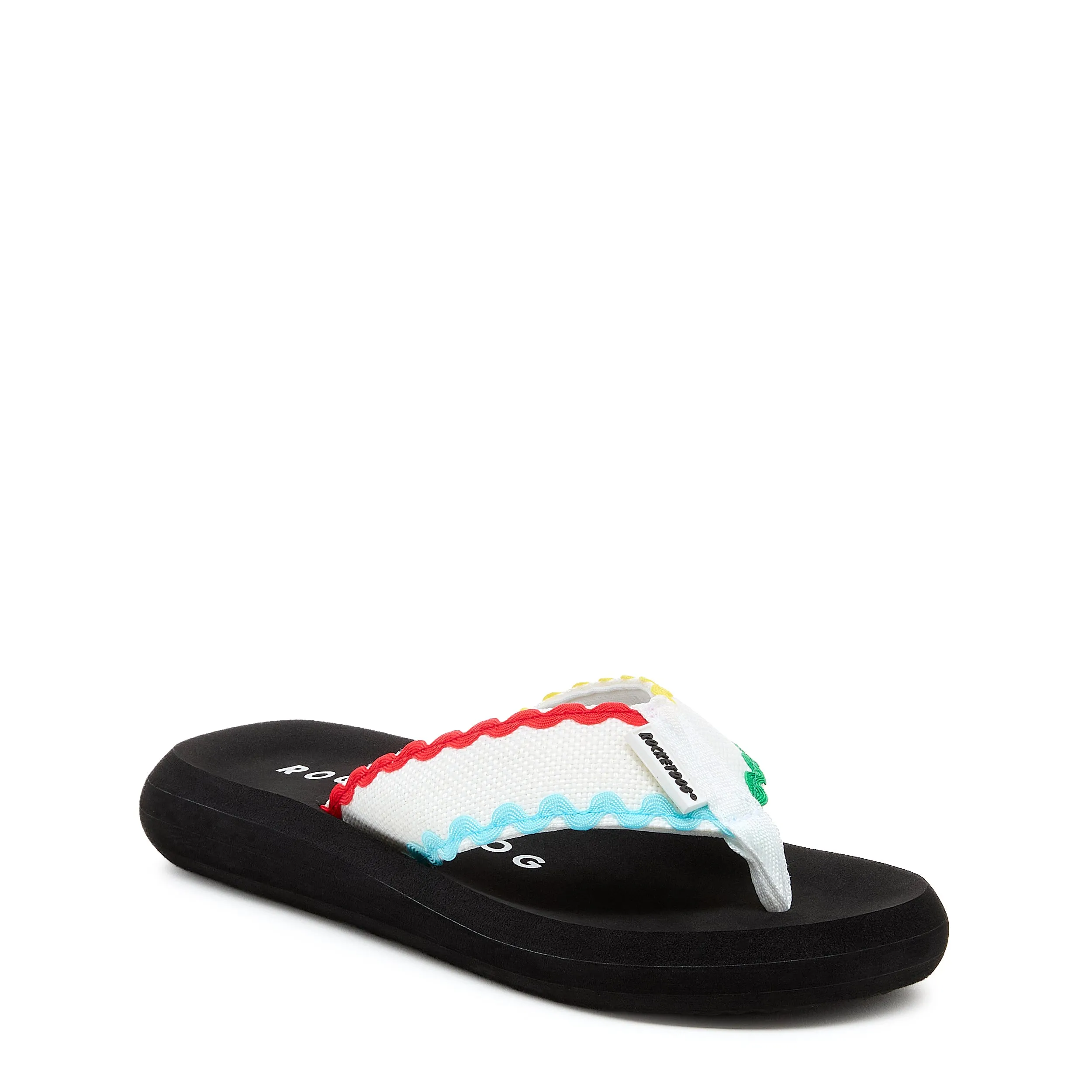 Spotlight White Waves Flip-flops