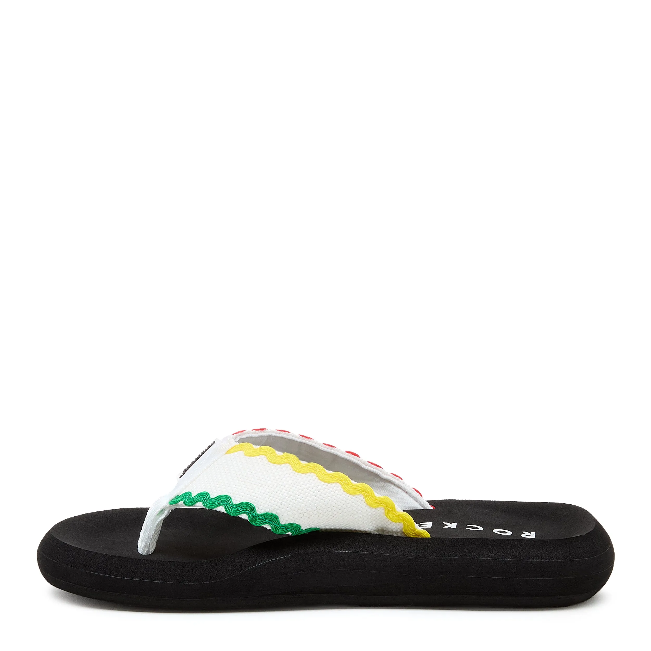 Spotlight White Waves Flip-flops