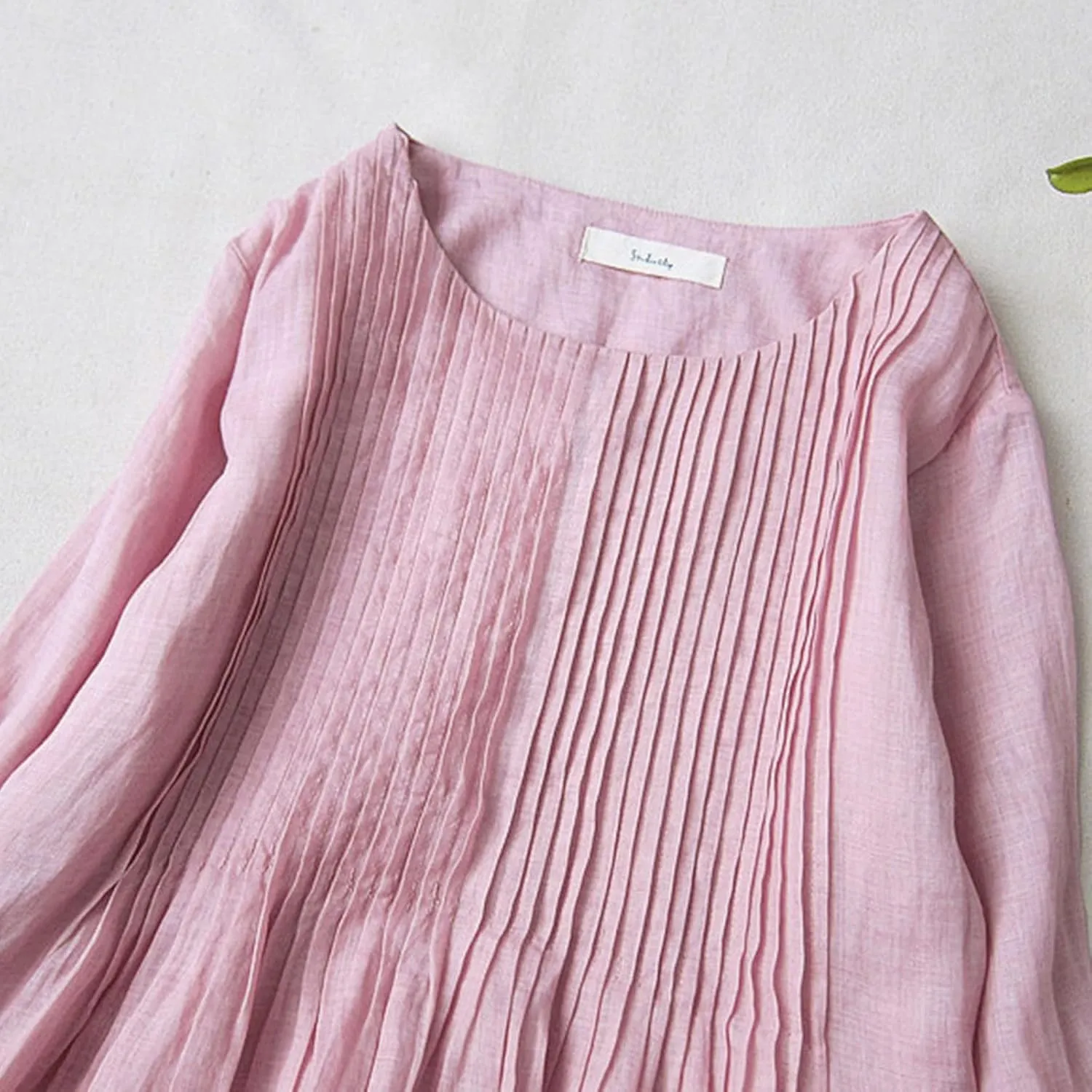 Spring and Summer Cotton and Linen Baptism Casual Dresses Girls Dresses Casual Skirts for Women 2024