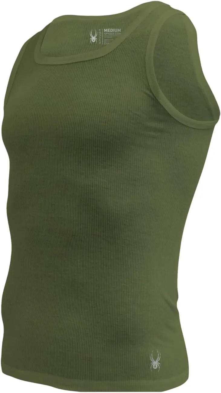 Spyder Mens Pro Cotton Pro Stretch Tank Tops A Shirts