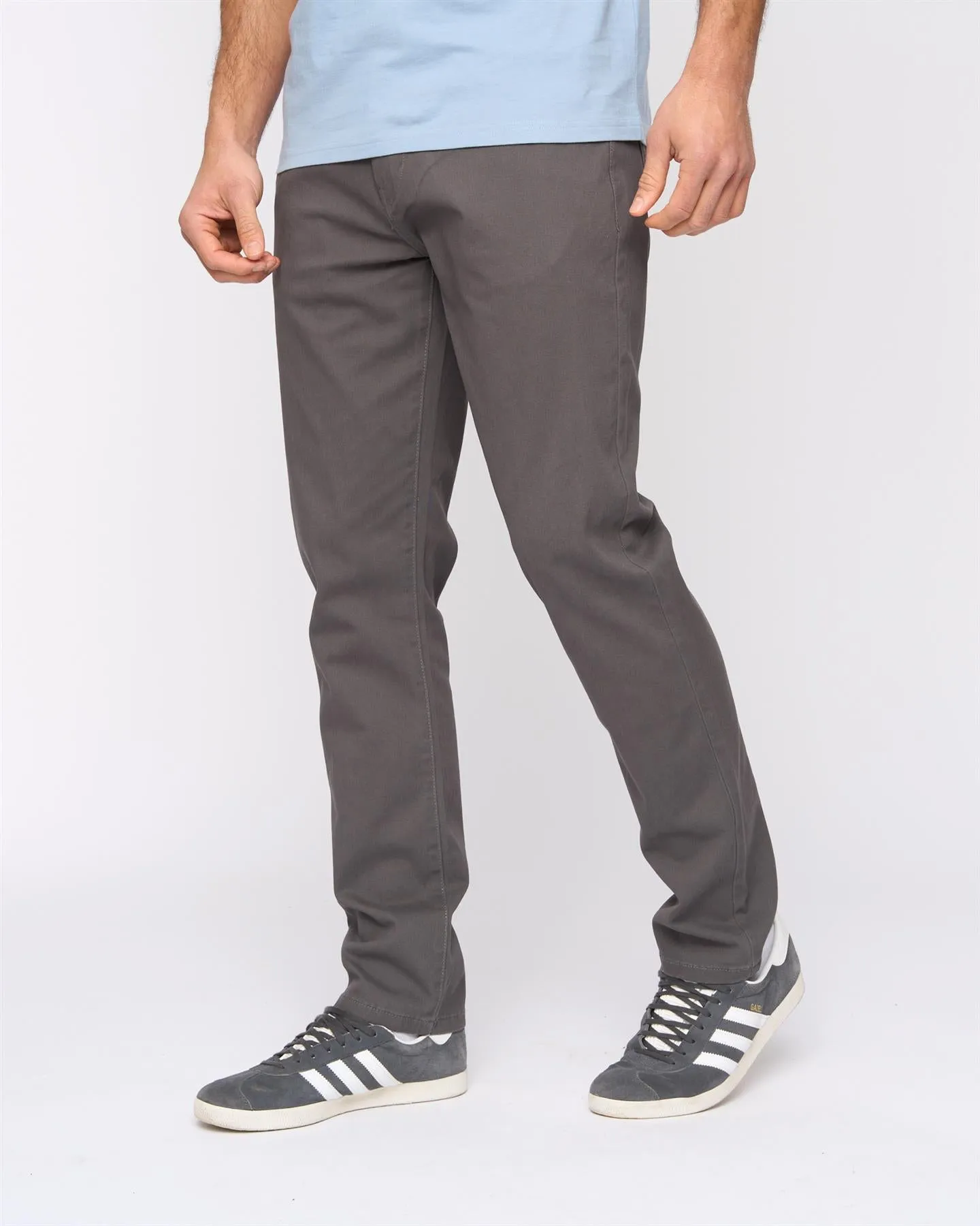 Stokland Regular Fit Chinos Charcoal