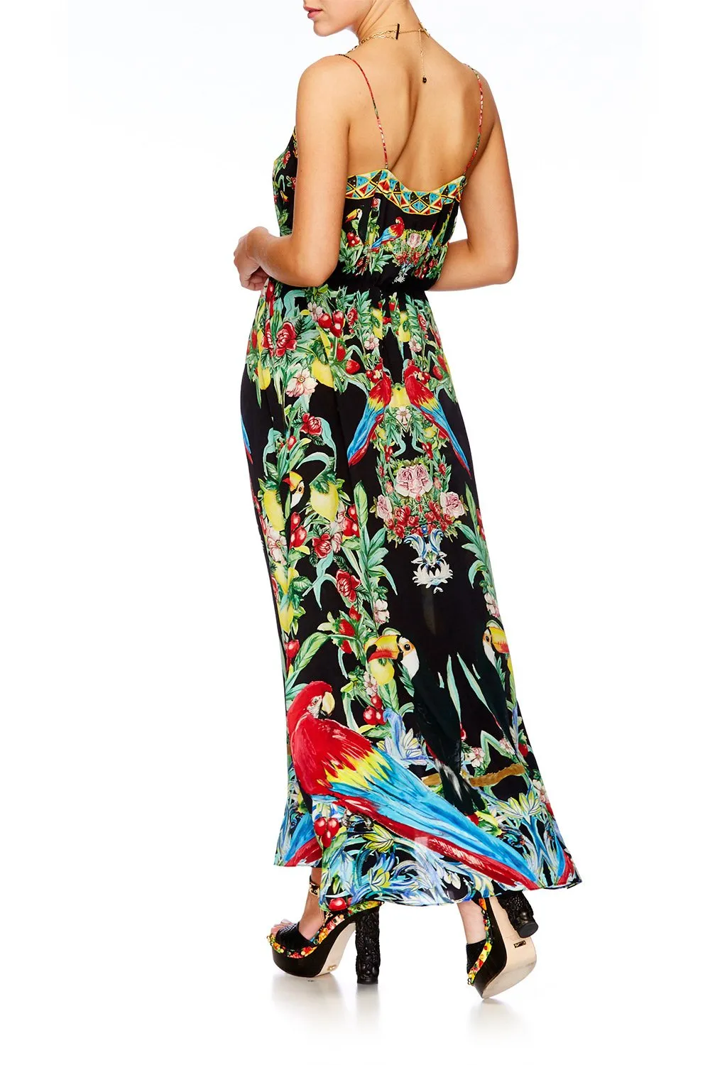 STRAPPY WRAP DRESS TOUCAN PLAY
