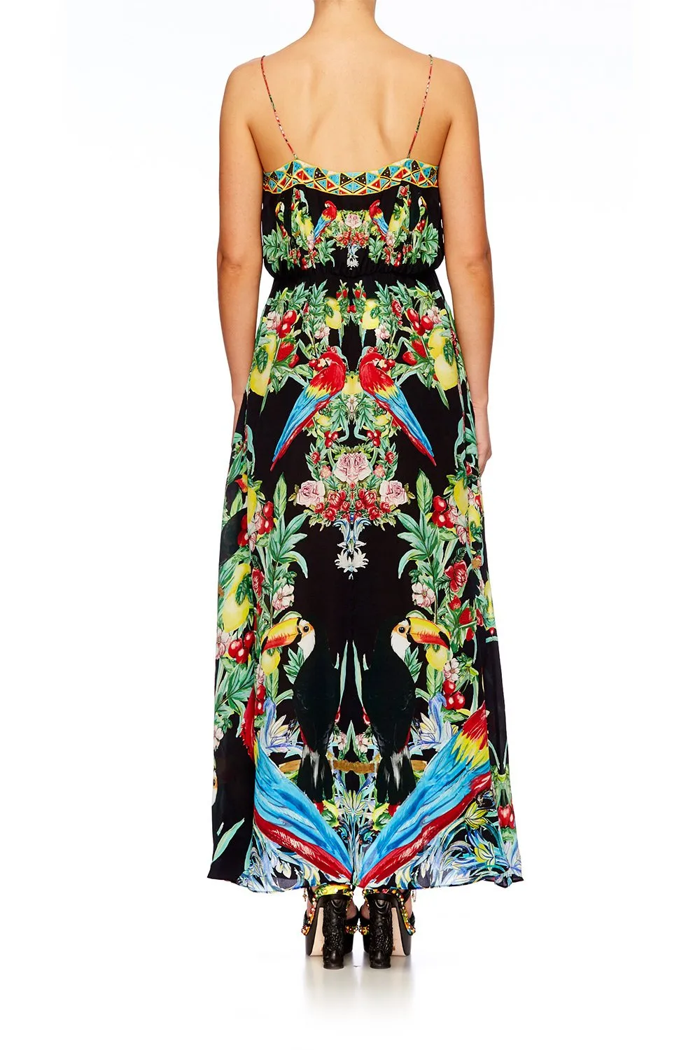 STRAPPY WRAP DRESS TOUCAN PLAY