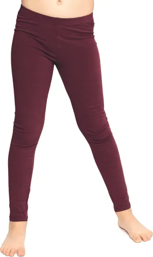 STRETCH IS COMFORT Oh So Soft Solid Youth Girls and Plus Size Leggings | Comfortable Fit for Everyday Activities | Size 2-16