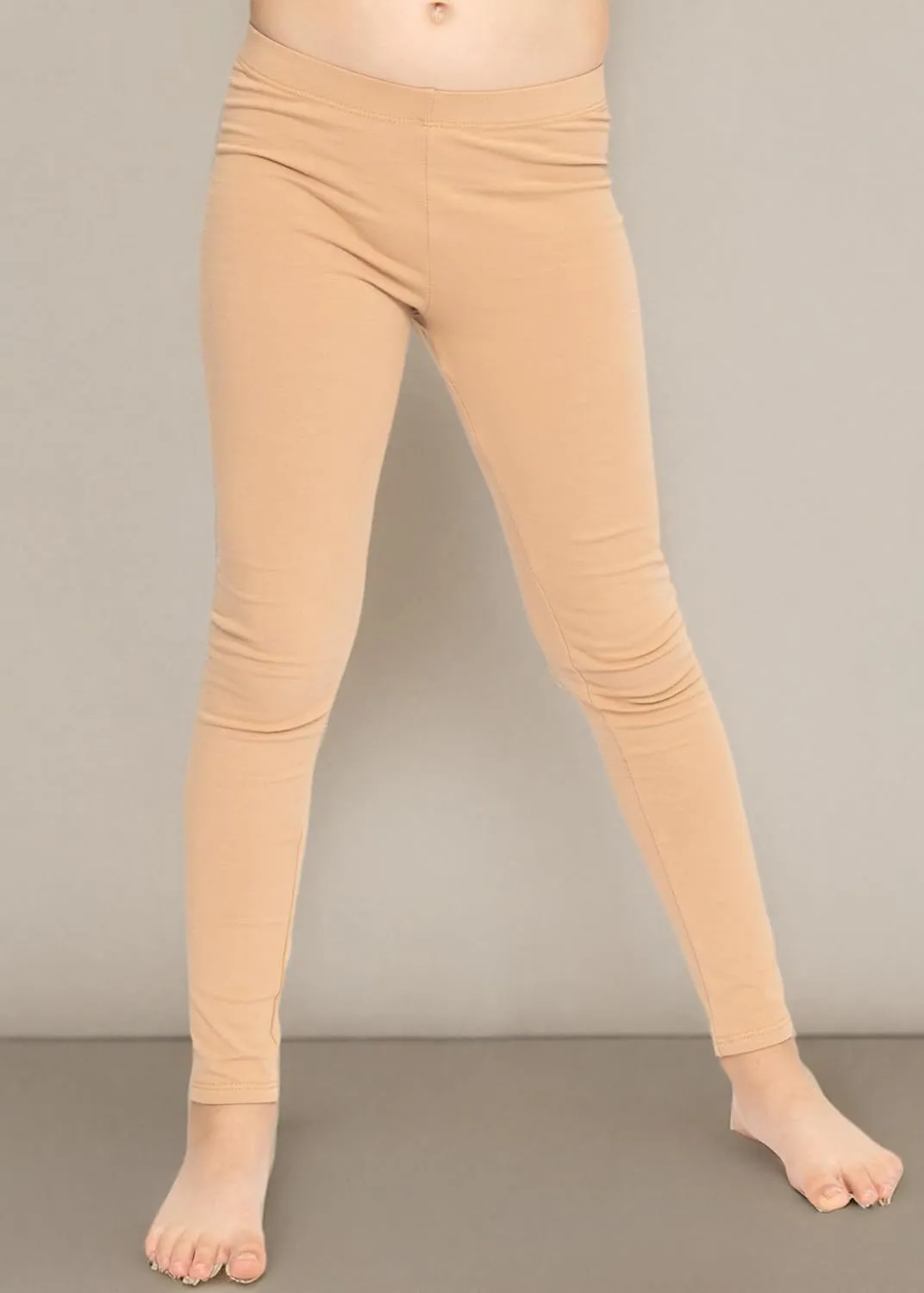 STRETCH IS COMFORT Oh So Soft Solid Youth Girls and Plus Size Leggings | Comfortable Fit for Everyday Activities | Size 2-16