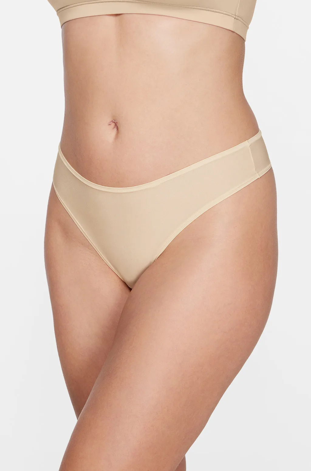 Stretchy Low Rise Thongs 3 Pack