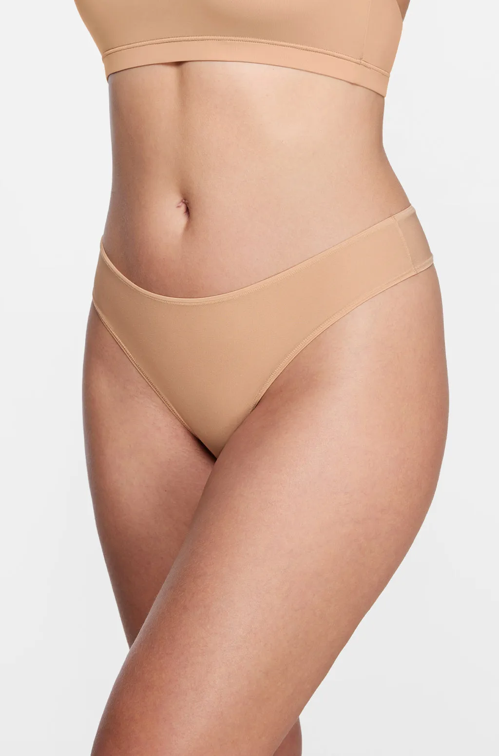 Stretchy Low Rise Thongs 3 Pack