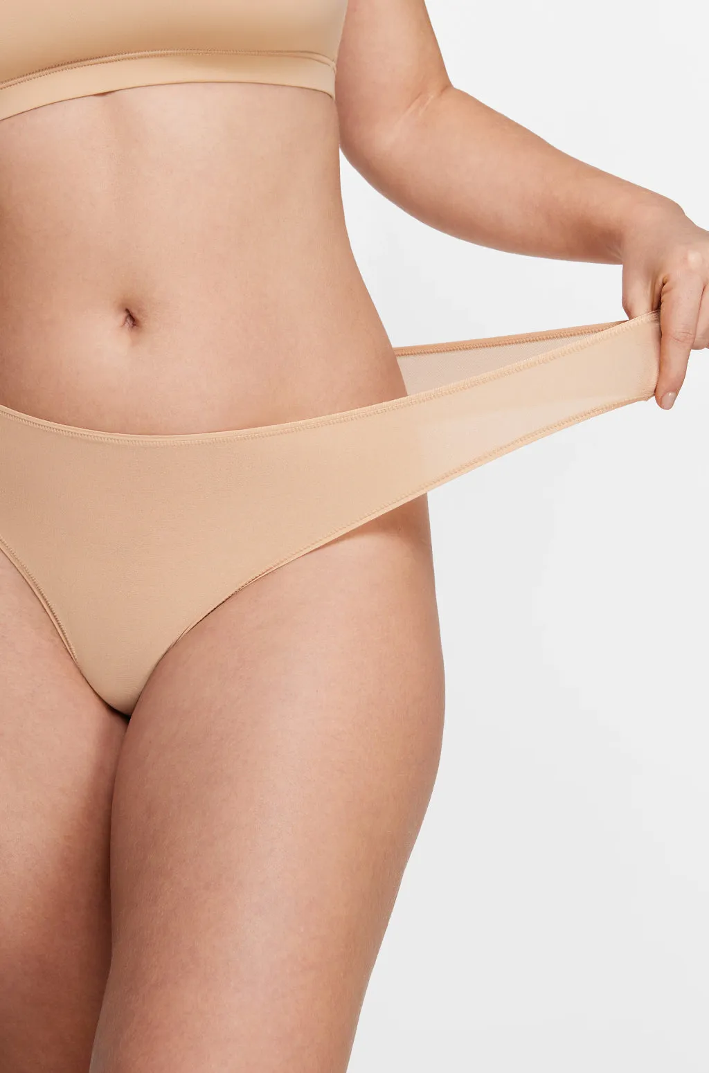 Stretchy Low Rise Thongs 3 Pack