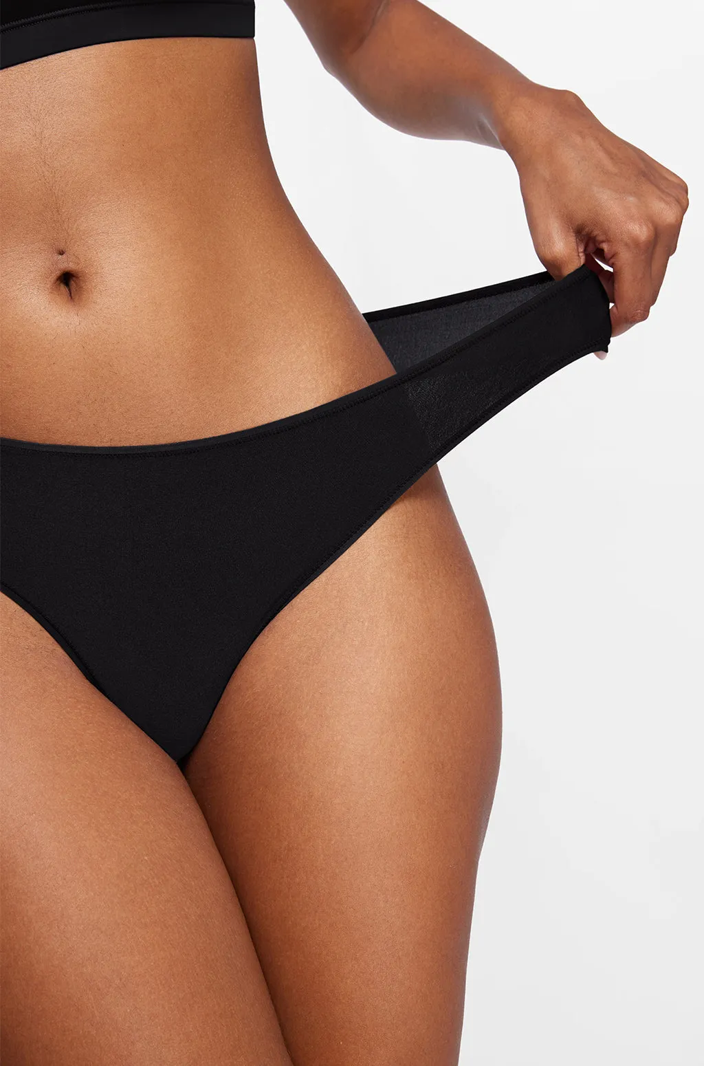 Stretchy Low Rise Thongs 3 Pack