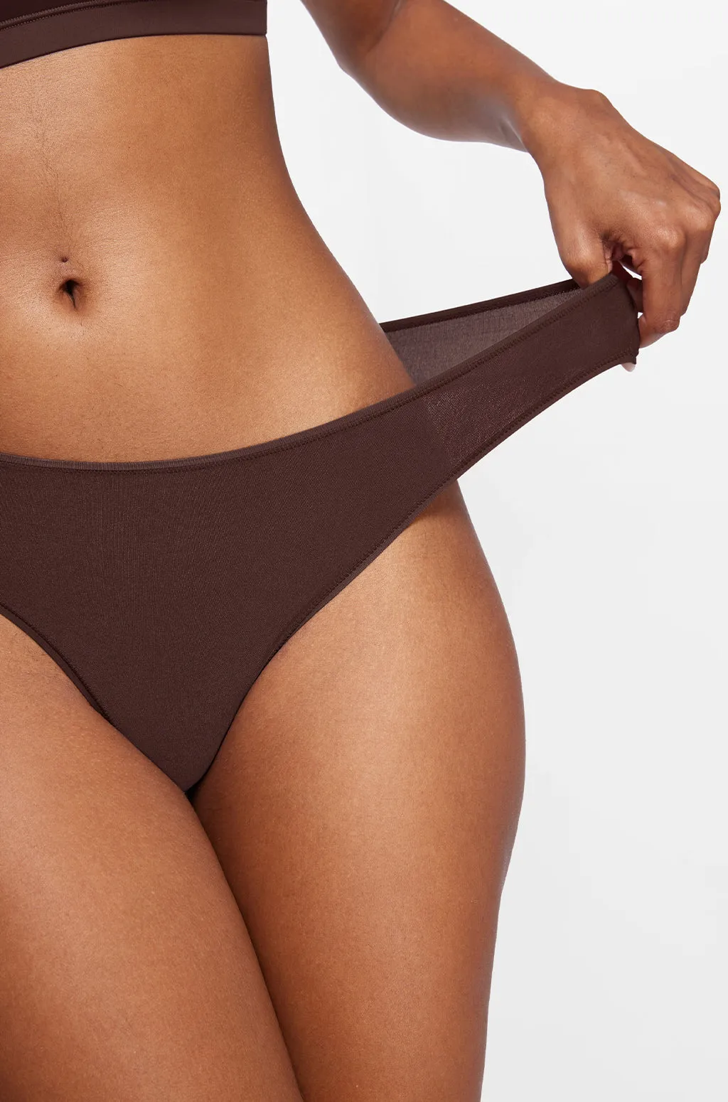 Stretchy Low Rise Thongs 3 Pack
