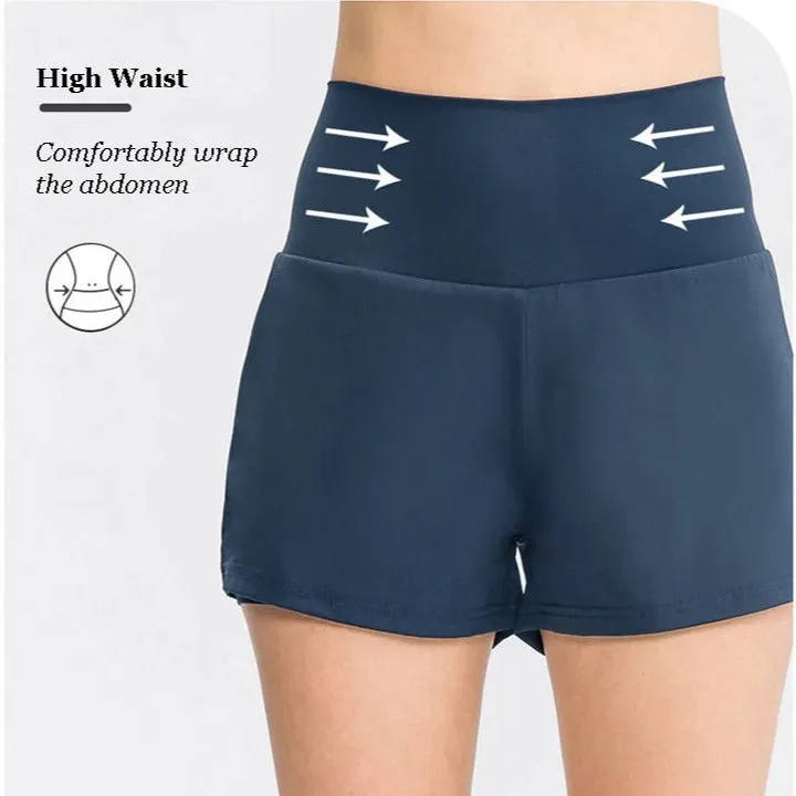 Stretchy Tennis Shorts with Pockets