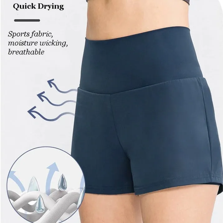 Stretchy Tennis Shorts with Pockets