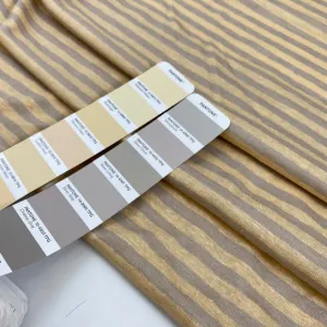 Stripes Linen Jersey