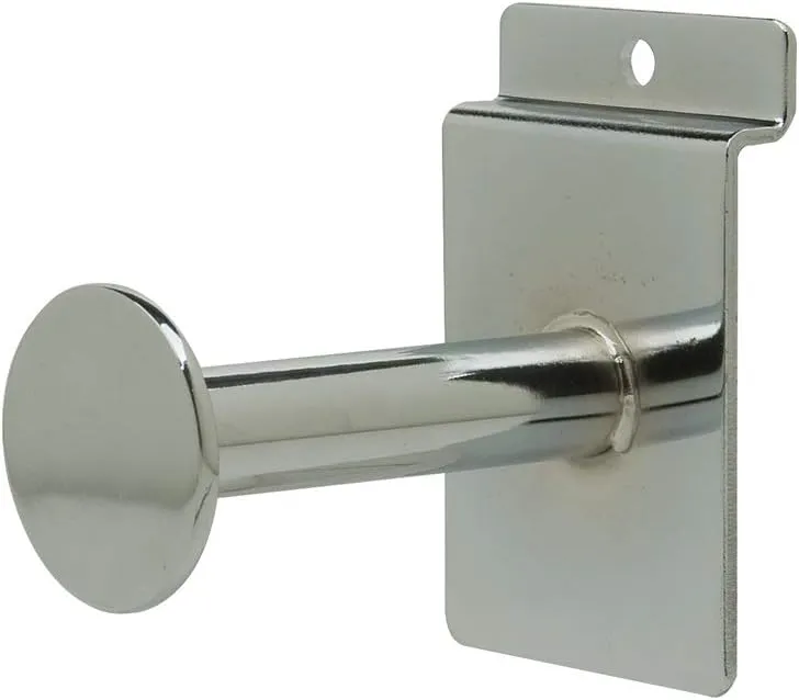 SW-FRC Slatwall Single Garment Display - Chrome