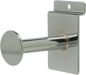 SW-FRC Slatwall Single Garment Display - Chrome