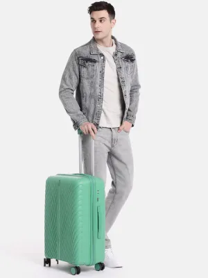 Swan Textured 360 Degree Rotation Cabin Hard Trolley Bag