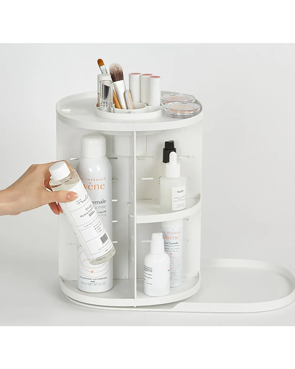 Sysmax Rotating Cosmetic Holder White