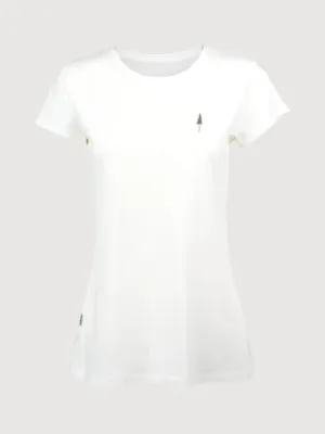 T-Shirt TreeShirt Women White Organic cotton | Nikin